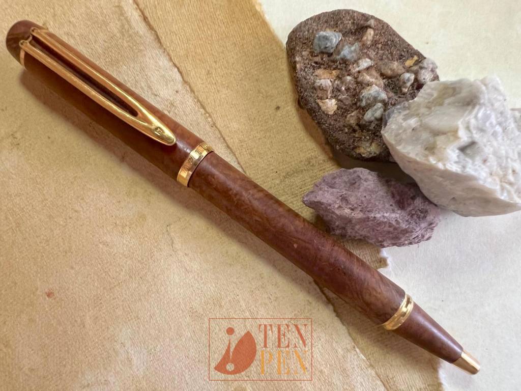 WATERMAN LE MAN 100 LIGHT BRIARWOOD BALL PEN | Tenpen - By Letizia